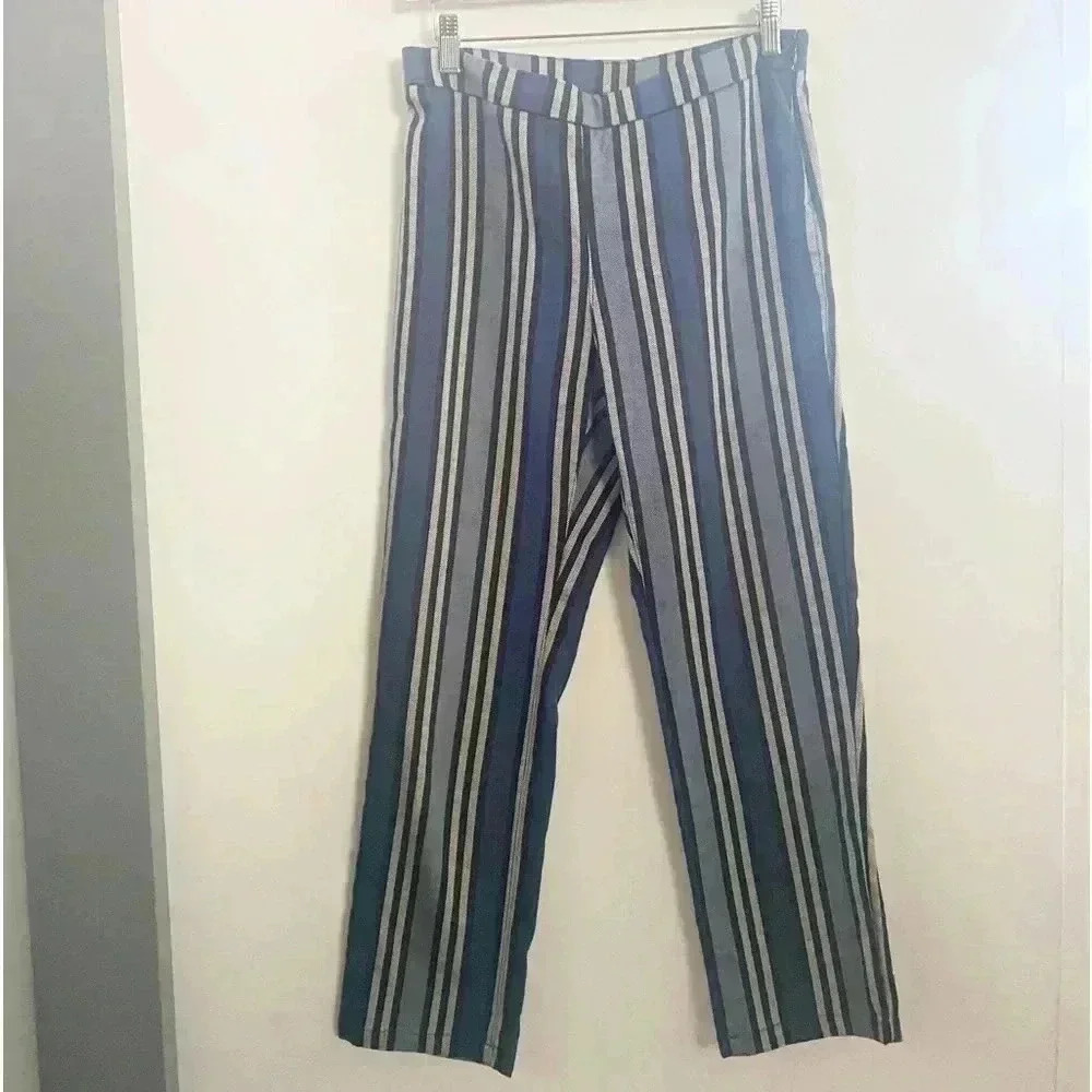 Free People striped straight leg‎ pants 2